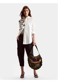 Desigual Koszula Orchid Lacroix 26SWCW29 Biały Oversize. Kolor: biały. Materiał: bawełna #4