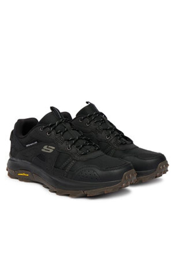 skechers - Skechers Trekkingi Equalizer 5.0 Trail 237790/BBK Czarny. Kolor: czarny. Materiał: skóra. Sport: turystyka piesza