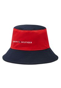 TOMMY HILFIGER - Tommy Hilfiger Bucket Essential Bucket AU0AU01625 Czerwony. Kolor: czerwony. Materiał: bawełna, materiał #1