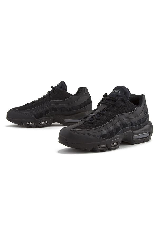 Buty Nike Air Max 95 Essential CI3705-001 - czarne. Kolor: czarny. Materiał: skóra, guma. Szerokość cholewki: normalna. Model: Nike Air Max