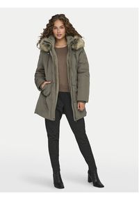 only - ONLY Parka New Priska 15300627 Szary Regular Fit. Kolor: szary. Materiał: syntetyk #4