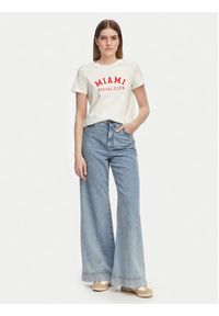Vero Moda T-Shirt Jida 10340948 Biały Regular Fit. Kolor: biały. Materiał: bawełna #2