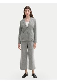 Tom Tailor Marynarka 1043871 Szary Regular Fit. Kolor: szary. Materiał: syntetyk, bawełna