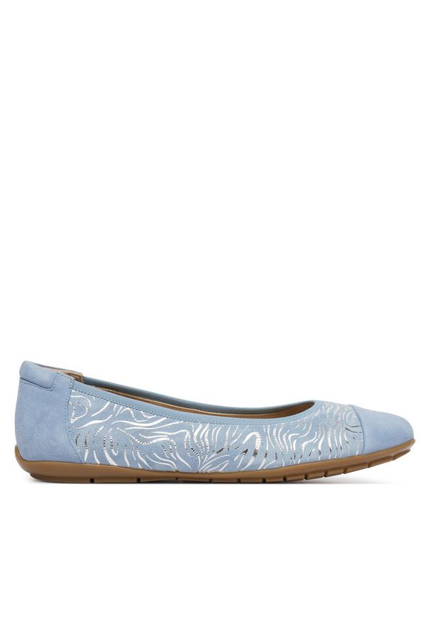 Baleriny Caprice. Kolor: niebieski