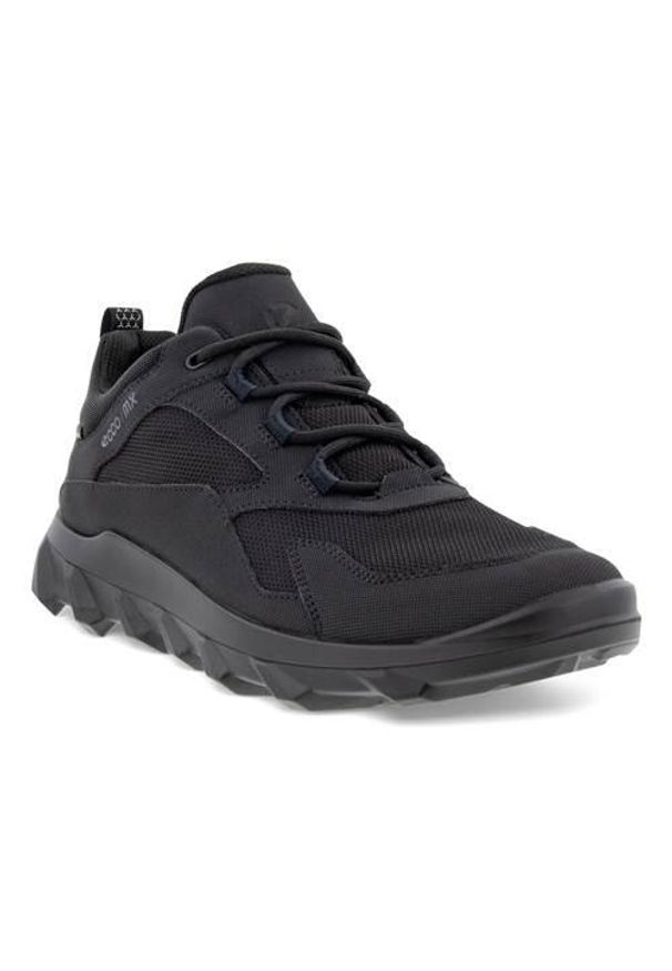 ecco - Buty do chodzenia męskie Ecco Mx Gtx Low. Zapięcie: sznurówki. Kolor: czarny. Materiał: syntetyk, tkanina, materiał. Szerokość cholewki: normalna. Sport: turystyka piesza