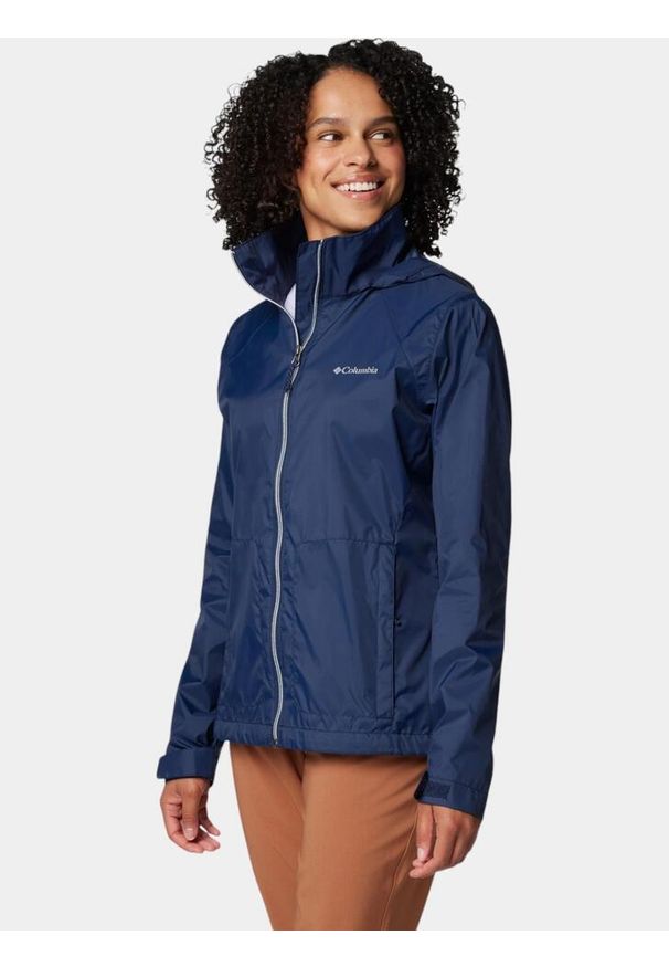 columbia - Wiatrówka damska Columbia Switchback IV. Kolor: niebieski. Materiał: softshell. Sport: turystyka piesza