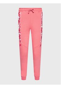 Fila Spodnie dresowe Boltigen FAW0286 Różowy Regular Fit. Kolor: różowy. Materiał: bawełna #5