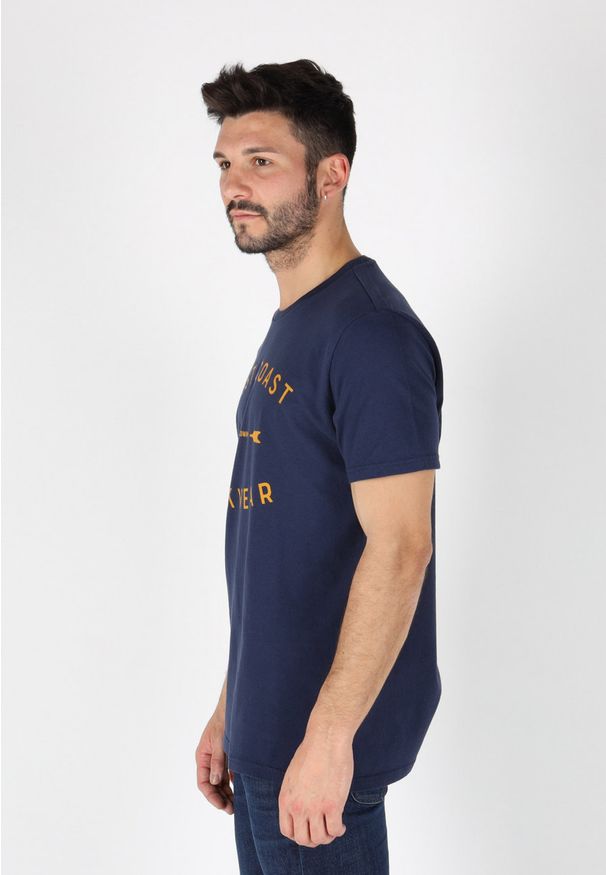 Lee - LEE WORKWEAR TEE MĘSKI T-SHIRT REGULAR FIT DARK NAVY L60BFENM 112113257