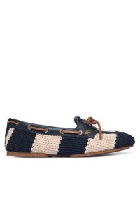 TOMMY HILFIGER - Tommy Hilfiger Mokasyny Th Flex FW0FW09506 Granatowy. Kolor: niebieski. Materiał: materiał #1