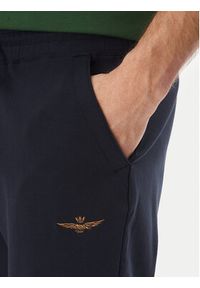 Aeronautica Militare Spodnie dresowe 251PF872F459 Granatowy Regular Fit. Kolor: niebieski. Materiał: bawełna