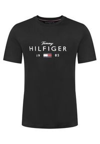 TOMMY HILFIGER - Tommy Hilfiger T-Shirt MW0MW41455 Czarny Regular Fit. Kolor: czarny. Materiał: bawełna #2