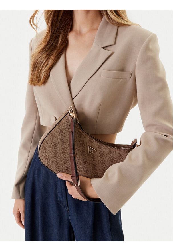 Guess Torebka Noelle II HWBG96 72180 Brązowy. Kolor: brązowy. Materiał: skórzane