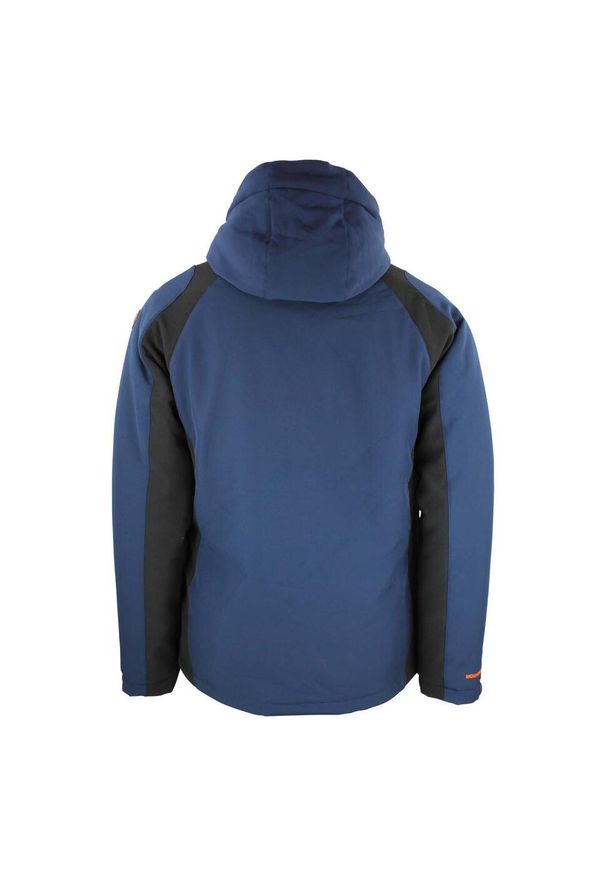 PEAK MOUNTAIN - Kurtka narciarska Peak Mountain Softshell. Kolor: wielokolorowy, niebieski, czarny. Materiał: softshell. Sport: narciarstwo