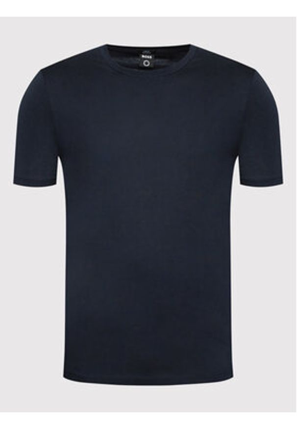 BOSS - Boss T-Shirt Tessler 150 50468395 Granatowy Slim Fit. Kolor: niebieski. Materiał: bawełna