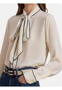 Lauren Ralph Lauren - LAUREN RALPH LAUREN Koszula 200957396003 Beżowy Regular Fit. Kolor: beżowy. Materiał: syntetyk #2