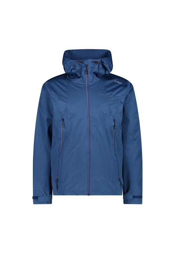 Kurtka trekkingowa z kapturem CMP. Typ kołnierza: kaptur. Kolor: niebieski. Sport: turystyka piesza