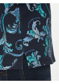 Versace Jeans Couture Polo 78GAG6S0 Granatowy Regular Fit. Typ kołnierza: polo. Kolor: niebieski. Materiał: bawełna #3