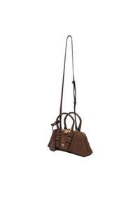 Pinko - PINKO Torebka Bowling Bag Baguette AI 25-26 PLTT 105334 A2JH Brązowy. Kolor: brązowy. Materiał: skórzane, zamszowe