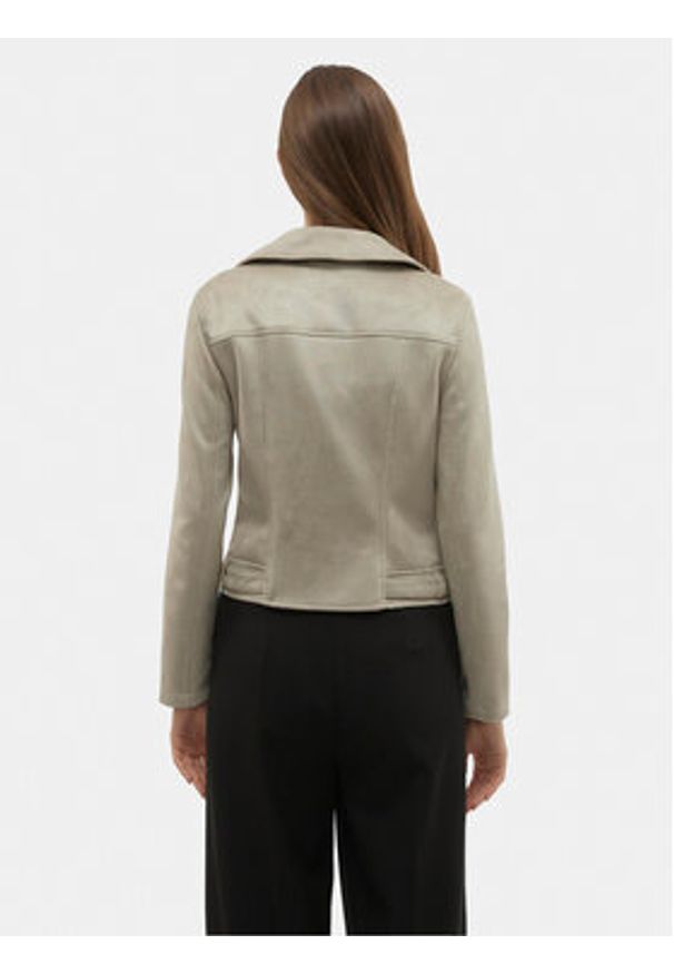 Vero Moda Kurtka z imitacji skóry Jose 10300938 Szary Regular Fit. Kolor: szary. Materiał: skóra