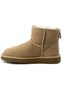 Ugg Śniegowce W Classic Mini II 1016222 Beżowy. Kolor: beżowy. Materiał: skóra #2