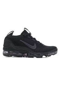 Buty do chodzenia damskie Nike Air Vapormax 2021 FK GS. Zapięcie: sznurówki. Kolor: czarny. Materiał: guma, tkanina. Szerokość cholewki: normalna. Sport: turystyka piesza