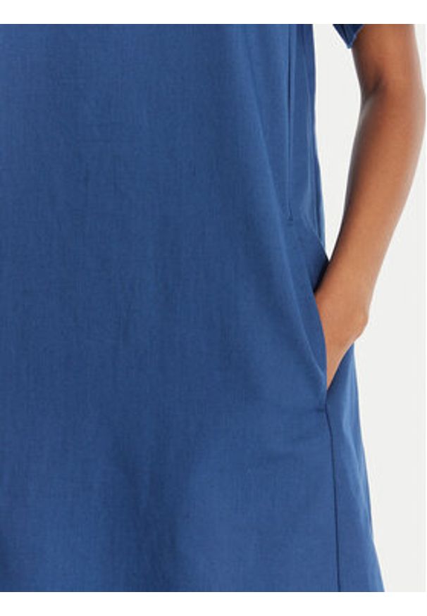 Weekend Max Mara Sukienka codzienna Daloa 2615221112 Niebieski Relaxed Fit. Okazja: na co dzień. Kolor: niebieski. Materiał: bawełna. Typ sukienki: proste. Styl: casual