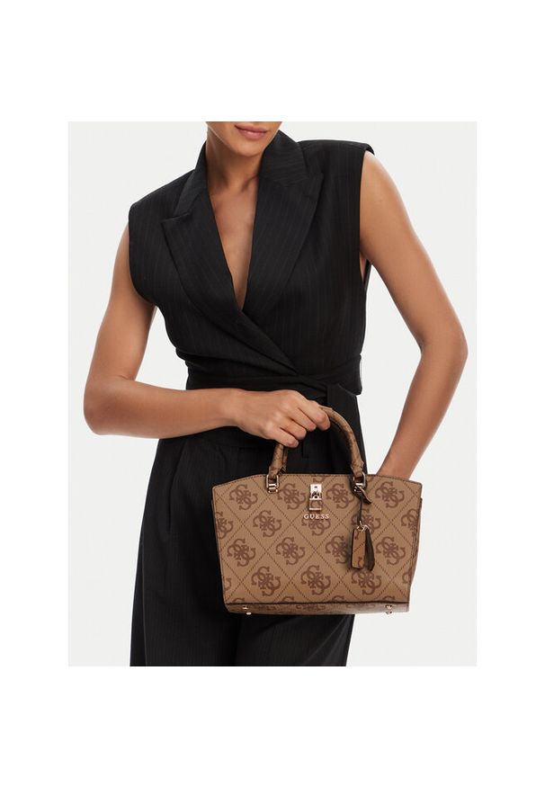 Torebka Guess. Kolor: brązowy