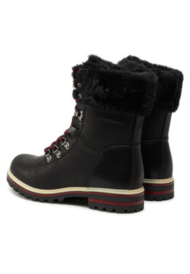 Kimberfeel Trapery Pixie Czarny. Kolor: czarny. Materiał: skóra