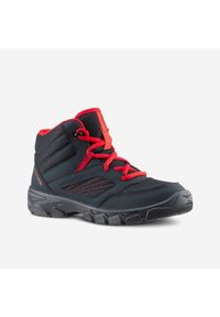 quechua - Buty turystyczne dla dzieci Quechua MH100 mid. Kolor: czerwony, szary, wielokolorowy. Sport: turystyka piesza