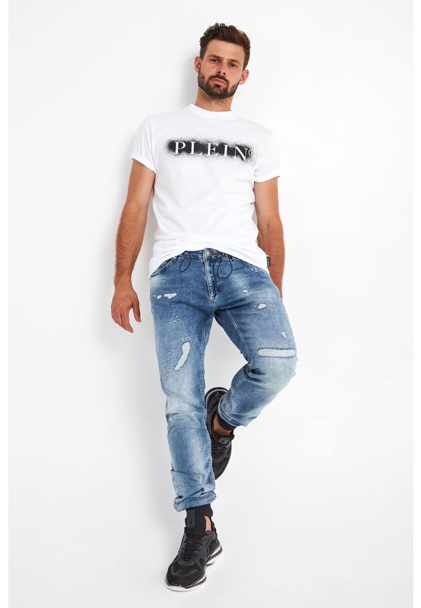 Philipp Plein - T-SHIRT PHILIPP PLEIN. Materiał: bawełna. Długość rękawa: krótki rękaw. Długość: krótkie. Wzór: napisy, nadruk