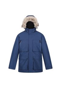 Regatta - Męska Kurtka Zimowa Parka Podgrzewana Volter. Kolor: niebieski. Sezon: zima #1