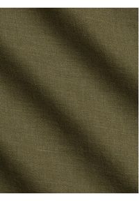 Polo Ralph Lauren Koszula 710968912002 Khaki Custom Fit. Typ kołnierza: polo. Kolor: brązowy. Materiał: len #6