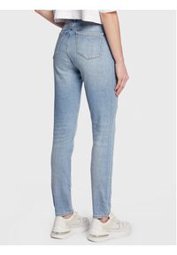 Calvin Klein Jeans Jeansy J20J220214 Niebieski Skinny Fit. Kolor: niebieski