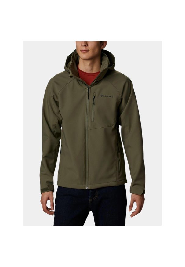 columbia - Kurtka Softshellowa Męska Columbia Cascade Ridge III. Kolor: zielony. Materiał: softshell. Sport: turystyka piesza