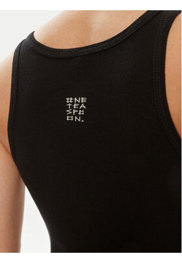 One Teaspoon Sukienka letnia Singlet 26495A Czarny Slim Fit. Kolor: czarny. Materiał: bawełna. Sezon: lato