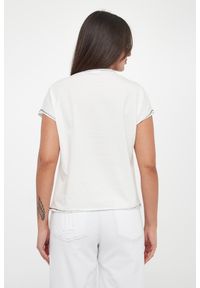 Sportalm - T-shirt damsk iz nadrukiem SPORTALM. Wzór: nadruk #2