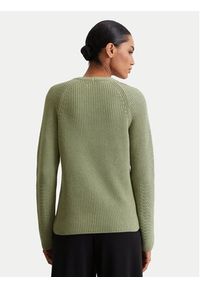 Marc O'Polo Sweter 506 6059 60097 Zielony Slim Fit. Typ kołnierza: polo. Kolor: zielony. Materiał: bawełna #2