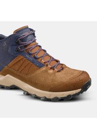 quechua - Buty turystyczne męskie Quechua MH500 mid wodoodporne. Kolor: wielokolorowy, niebieski, brązowy. Materiał: kauczuk. Szerokość cholewki: normalna. Sport: outdoor