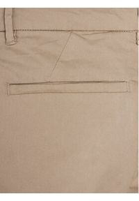 Lindbergh Spodnie materiałowe 30-003108 Beżowy Wide Fit. Kolor: beżowy. Materiał: bawełna