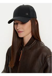 Calvin Klein Czapka z daszkiem K60K613102 Czarny. Kolor: czarny. Materiał: bawełna, materiał #3