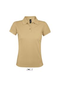 SOL'S - Damska koszulka polo Sol's Prime. Typ kołnierza: polo. Kolor: wielokolorowy, beżowy, brązowy. Styl: elegancki #1