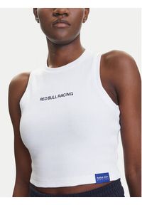Pepe Jeans Top Red Bull Racing Logo RL500002 Biały Slim Fit. Kolor: biały. Materiał: bawełna #5