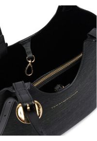 TOMMY HILFIGER - Tommy Hilfiger Torebka Th Modern Mini Tote AW0AW18617 Czarny. Kolor: czarny. Materiał: skórzane #4