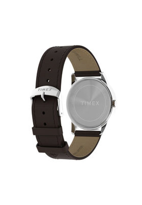 Timex Zegarek Easy Reader Classic TW2Y12600 Brązowy. Kolor: brązowy