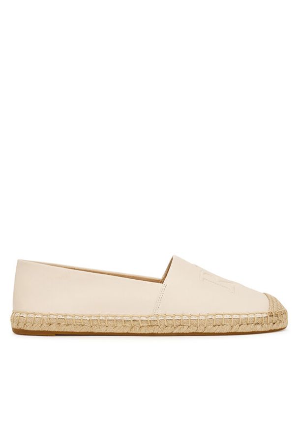 Lauren Ralph Lauren - LAUREN RALPH LAUREN Espadryle Cameryn 802P04415004 Biały. Kolor: biały. Materiał: skóra