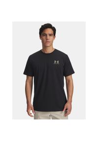 Koszulka na trening Męska Under Armour Szybkoschnąca Sportowa. Kolor: czarny. Sport: fitness #1