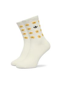 Adidas - adidas Skarpety długie JV7833 Écru. Kolor: kremowy. Materiał: bawełna #2