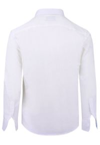 Lekka, Bawełniana Koszula Męska - Pako Jeans - Prosty Krój, Biała. Okazja: na co dzień. Typ kołnierza: button down. Kolor: biały. Materiał: bawełna. Sezon: lato. Styl: casual #3