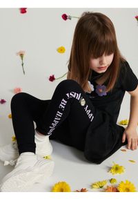Reserved - Legginsy SmileyWorld® - czarny. Kolor: czarny. Materiał: bawełna, dzianina #1