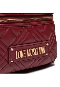 Love Moschino - LOVE MOSCHINO Plecak JC4148PP1LLA0552 Bordowy. Kolor: czerwony. Materiał: skóra